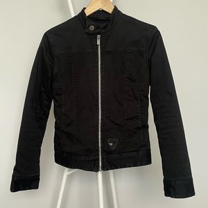 Diesel Triomphe padded moto bomber jacket